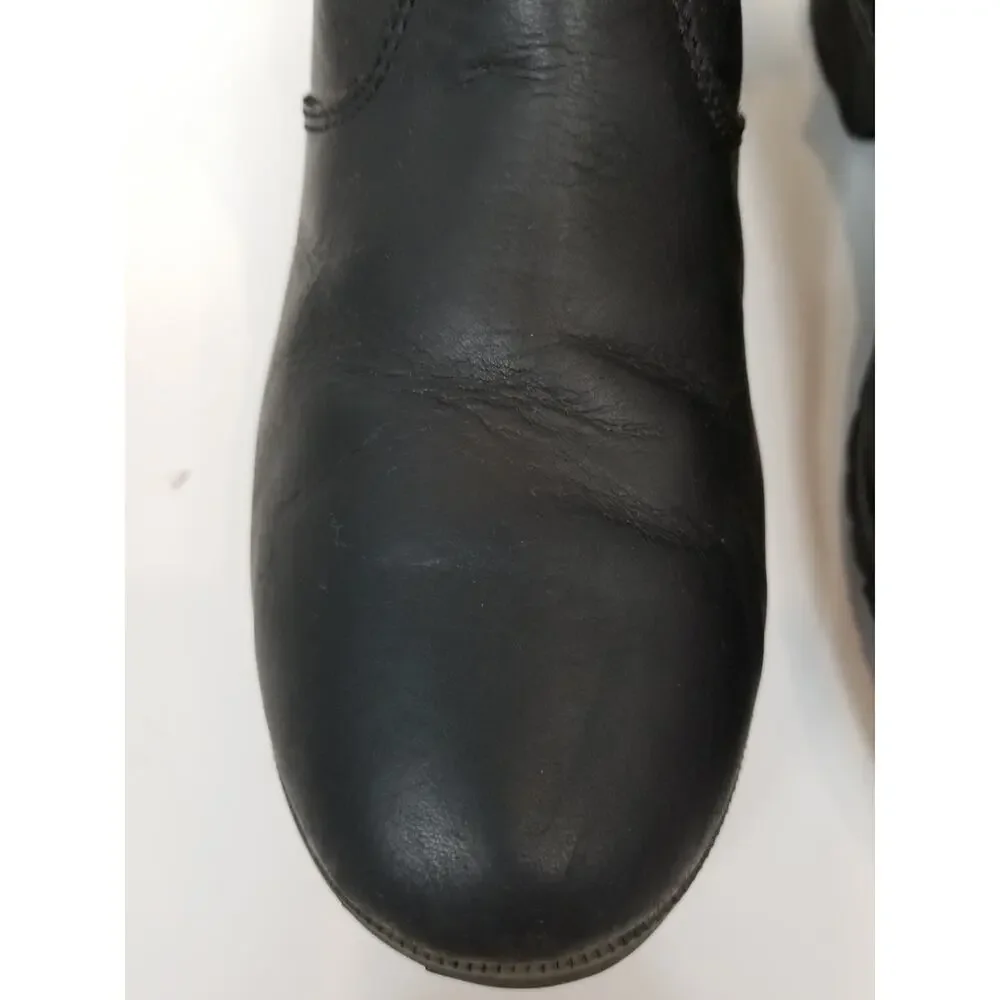 Teva De La Vina Women's Low Leather Waterproof Ankle Boot Side Zip Size 8
